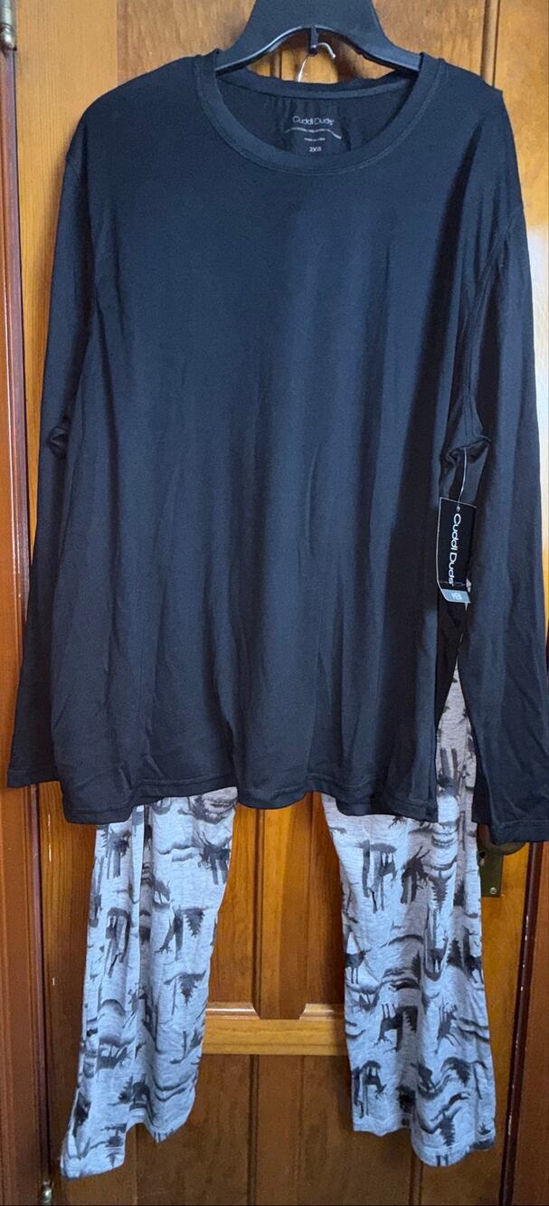 Cuddl Duds Men’s Pajama Set Size 2XB NWT